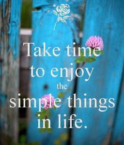 enjoy small things